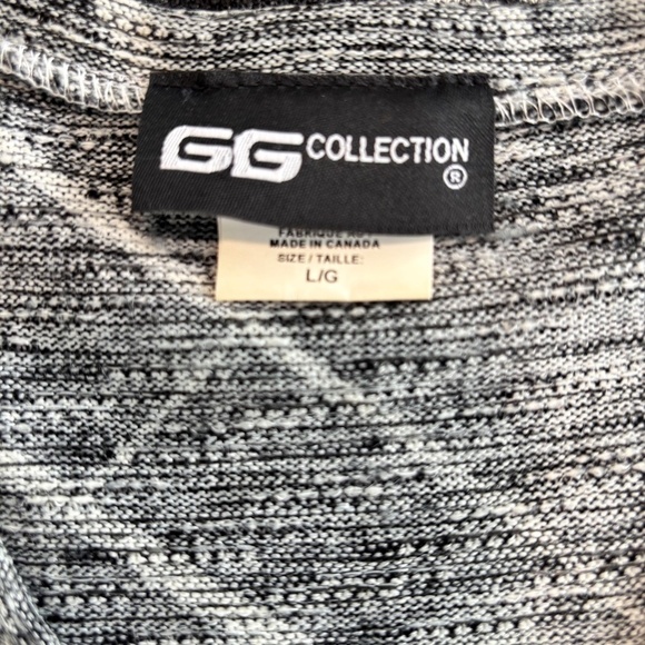 GG Collection made in Canada lightweight asymmetric hem sweater sz LG - Picture 11 of 15